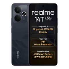 realme 14T 5G: Dimensity 6300, 6000mAh & 120Hz AMOLED eSports Display