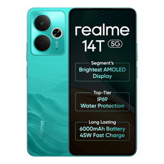 realme 14T 5G: Dimensity 6300, 6000mAh & 120Hz AMOLED eSports Display