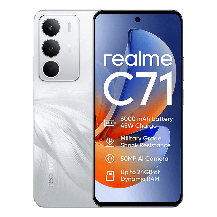 realme C71 5G: Ultra Slim, 45W Fast Charge & Military-Grade Durability