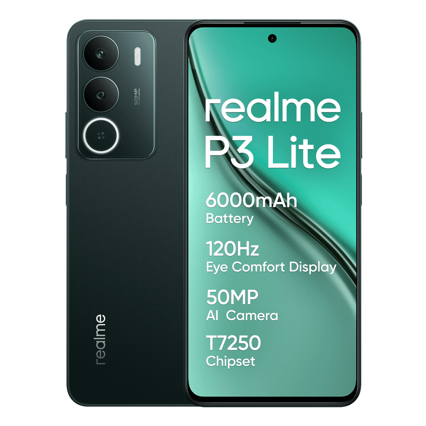 realme P3 Lite:  6300mAh Battery & 120Hz Eye Comfort 5G Phone